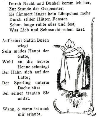 Gottfried August Bürger, Ständchen, Max Dasio