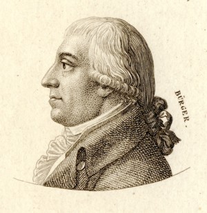 Gottfried August Brger, Stammbuchblatt Gttingen,Ernst Ludwig Riepenhausen