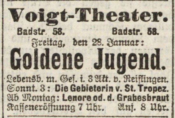 1916 Unterhaltungsblatt des Vorwärts 28 01