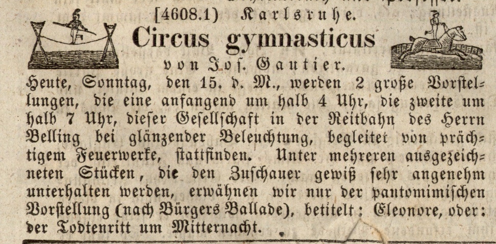 1840 Karlsruher Zeitung 15 11